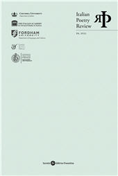 Heft, Italian Poetry Review : XX, 2025, Società editrice fiorentina