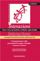 Artikel, Psicoanalisi della famiglia e della coppia : un modello italiano, Franco Angeli