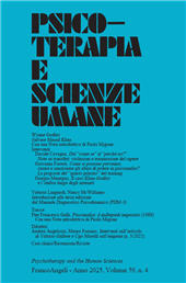 Artículo, Psicoanalisi : il millepiedi impazzito (1986), Franco Angeli