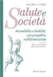Issue, Salute e società : XXIV, 3, 2025, Franco Angeli