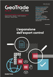 Issue, GeoTrade : rivista di geopolitica e commercio estero : 12/13, 2025, Rubbettino