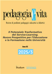 Fascicule, Pedagogia e vita : rivista di problemi pedagogici, educativi e didattici : 85, 3, 2025, Studium
