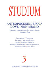 Fascicule, Studium : rivista trimestrale : 121, 3, 2025, Studium