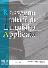 Artículo, Il settore scientifico-disciplinare "Didattica delle Lingue Moderne" oggi : una fotografia, Bulzoni
