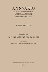 Article, Borders and focal points in Gortyn at the beginning of the first millennium BC., All'insegna del giglio