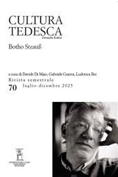 Artículo, «Mit dem Böhmeschen ›Ungrund‹ identisch» : tracce della teosofia di Jakob Böhme in Beginnlosigkeit (1992) di Botho Strauß, Mimesis