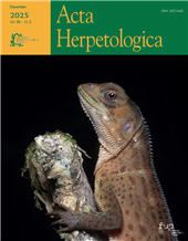 Fascicolo, Acta herpetologica : 20, 2, 2025, Firenze University Press
