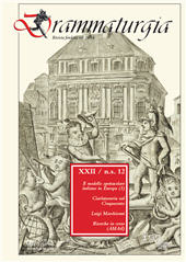 Fascículo, Drammaturgia : XXII, n.s. 12, 2025, Firenze University Press