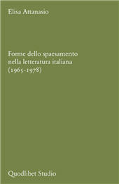 E-book, Forme dello spaesamento nella letteratura italiana (1965-1978), 