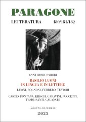 Fascículo, Paragone : rivista mensile di arte figurativa e letteratura. Letteratura : LXXVI, 180/181/182, 2025, Mandragora