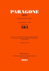 Fascicolo, Paragone : rivista mensile di arte figurativa e letteratura. Arte : LXXVI, 184, 2025, Mandragora