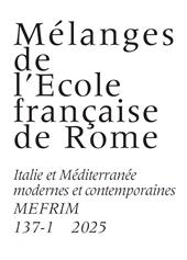 Article, Introduction, École française de Rome