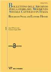 Heft, Bollettino dell'Archivio per la storia del movimento sociale cattolico in Italia : 1, 2025, Vita e Pensiero
