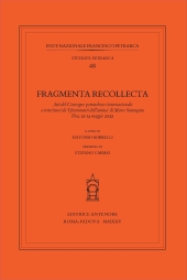 Kapitel, Fra Fragmenta e Trionfi : per la sinopia degli anni Sessanta, Antenore
