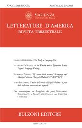Article, Il molto della poesia di Ray Di Palma e il poco della riflessione critica nei suoi riguardi, Bulzoni