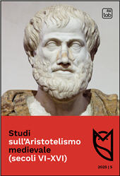 Fascicule, Studi sull'Aristotelismo medievale (secoli VI-XVI) : 5, 2025, TAB edizioni