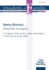eBook, Maternità surrogata : tra dignità della donna, salute riproduttiva e best interest of the child, Pacini Editore
