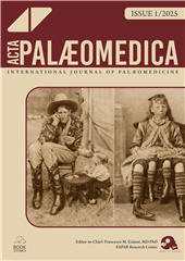 Fascicule, Acta Palaeomedica : International Journal of Palaeomedicine : 1, 2025, Bookstones