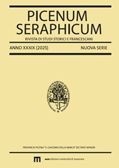Fascículo, Picenum Seraphicum : rivista di studi storici e francescani : XXXIX, 2025, EUM-Edizioni Università di Macerata