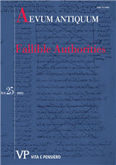 Articolo, Laughable Errors : Ancient Commentators Defending the Best of the Comedians, Vita e Pensiero