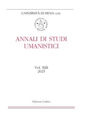 Heft, Annali di studi umanistici : XIII, 2025, Cadmo