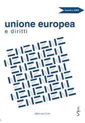 Articolo, Finanziare le politiche europee attraverso il debito comune UE : riflessioni sul dilemma dell'emergenza e sulla conciliabilità dell'istituto con i principi di bilancio e di stabilità finanziaria sovranazionali, Editoriale Scientifica