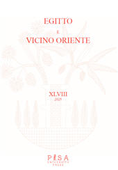 Issue, Egitto e vicino oriente : rivista annuale della sezione di Egittologia e Scienze Storiche del Vicino Oriente, Dipartimento di Civiltà e Forme del Sapere dell'Università degli studi di Pisa : XLVIII, 2025, Pisa University Press