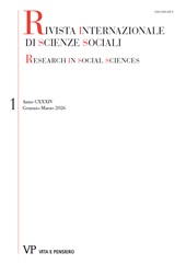 Issue, Rivista internazionale di scienze sociali : 1, 2026, Vita e Pensiero