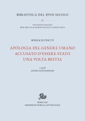 E-book, L'apologia del genere umano accusato d'essere stato una volta bestia, Edizioni di storia e letteratura