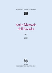 Article, La rappresentazione della natura nelle Rime degli Arcadi : II., Edizioni di storia e letteratura