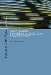 Fascículo, Quaderni di sociologia : 97, 1, 2025, Rosenberg & Sellier