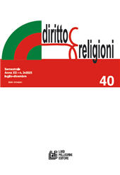 Fascicolo, Diritto e religioni : 40, 2, 2025, Pellegrini