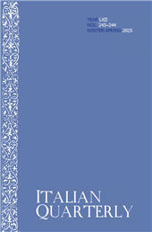 Articolo, Francesca and Nunziata, I : translated by Wanda Balzano and Jefferson Holdridge, Rutgers University Department of Italian