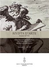 Fascicolo, Rivista d'arte : periodico internazionale di Storia dell'arte Medievale e Moderna : serie quinta : XV, 2025, L.S. Olschki