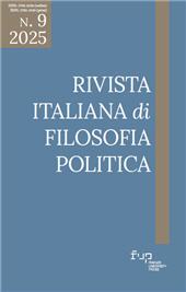 Fascicolo, Rivista italiana di filosofia politica : 9, 2025, Firenze University Press