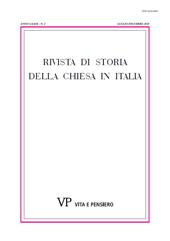 Fascicolo, Rivista di storia della Chiesa in Italia : LXXIX, 2, 2025, Vita e Pensiero