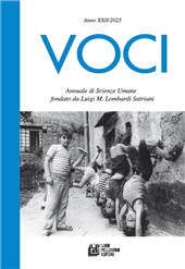 Fascicolo, Voci : XXII, 2025, Pellegrini