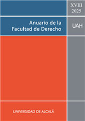 Fascículo, Anuario de la Facultad de derecho de la Universidad de Alcalá : XVIII, 2025, Dykinson