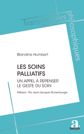E-book, Les soins palliatifs : Un appel à repenser le geste du soin, Académia-EME éditions