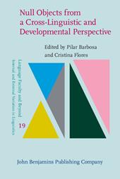 E-book, Null Objects from a Cross-Linguistic and Developmental Perspective, John Benjamins Publishing Company