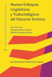 E-book, Nuevos Enfoques Linguisticos y Traductologicos del Discurso Turistico, John Benjamins Publishing Company