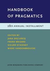 E-book, Handbook of Pragmatics : 28th Annual Installment, John Benjamins Publishing Company