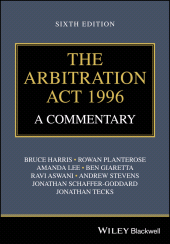 E-book, The Arbitration Act 1996 : A Commentary, Blackwell