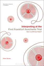 E-book, Interpreting at the First Frankfurt Auschwitz Trial : How is a Witness Heard?, Bloomsbury Publishing