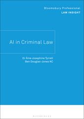 E-book, AI in Criminal Law, Bloomsbury Publishing