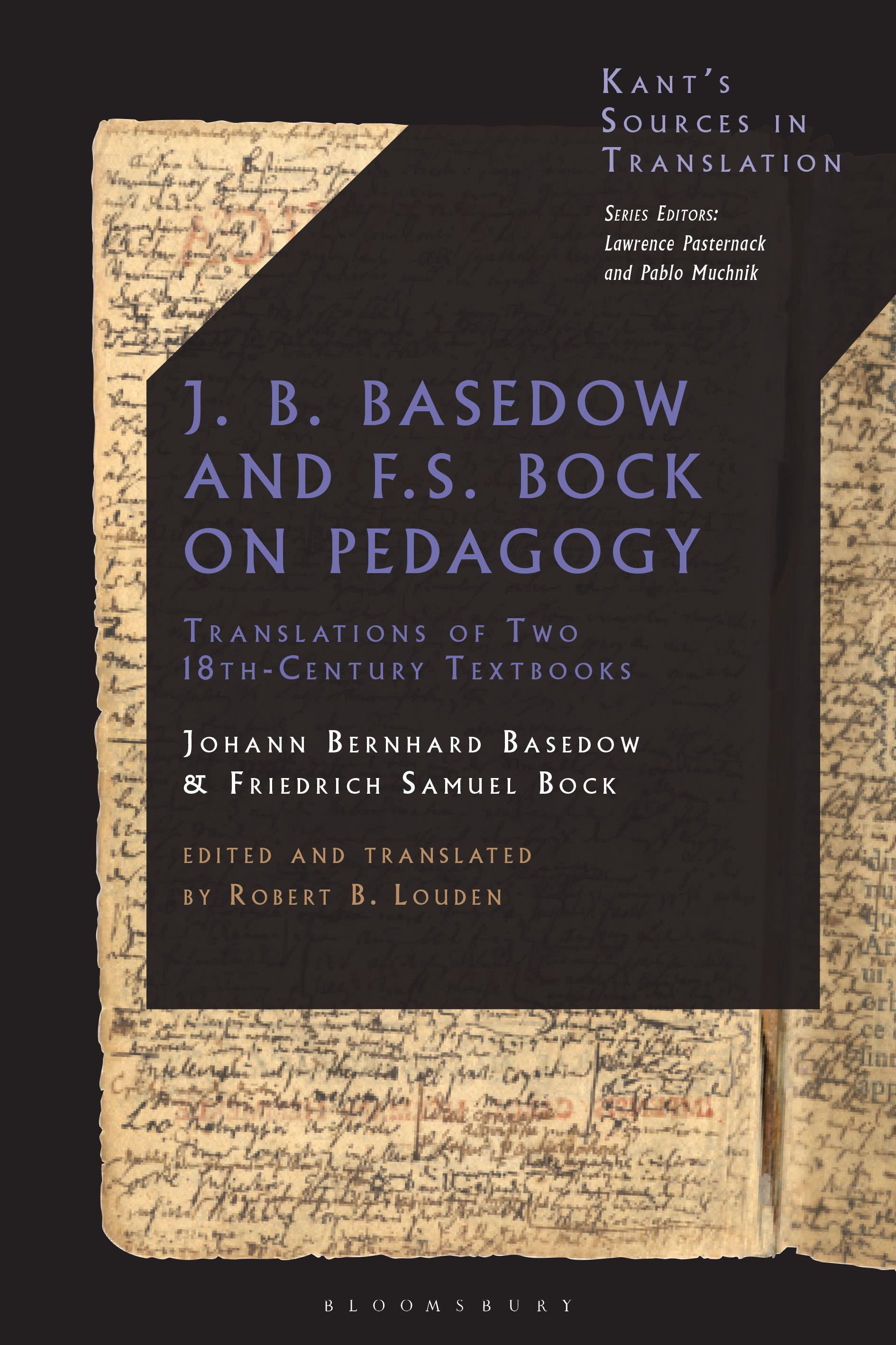 E-book, J. B. Basedow and F.S. Bock on Pedagogy : Translations of Two 18th-Century Textbooks, Bloomsbury Academic