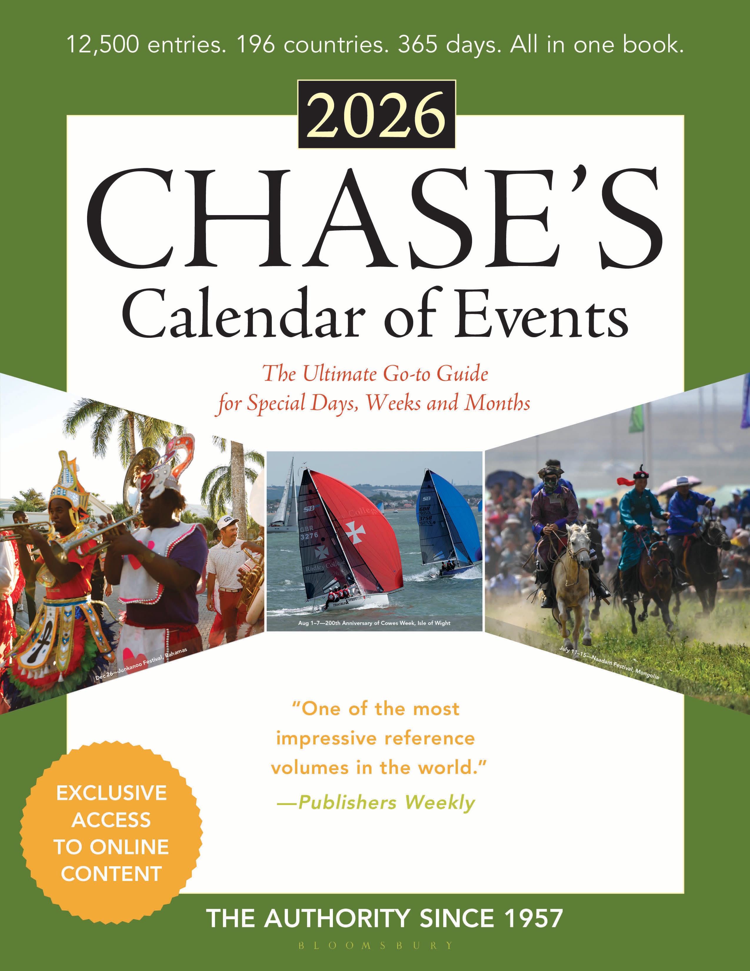 E-book, Chase's Calendar of Events 2026 : The Ultimate Go-to Guide for Special Days, Weeks and Months, Bloomsbury Academic