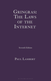 E-book, Gringras: The Laws of the Internet, Bloomsbury Professional