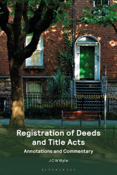 E-book, Registration of Deeds and Title Acts : Annotations and Commentary, Bloomsbury Professional