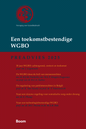 E-book, Een toekomstbestendige WGBO : VGR Preadvies 2025, Koninklijke Boom uitgevers